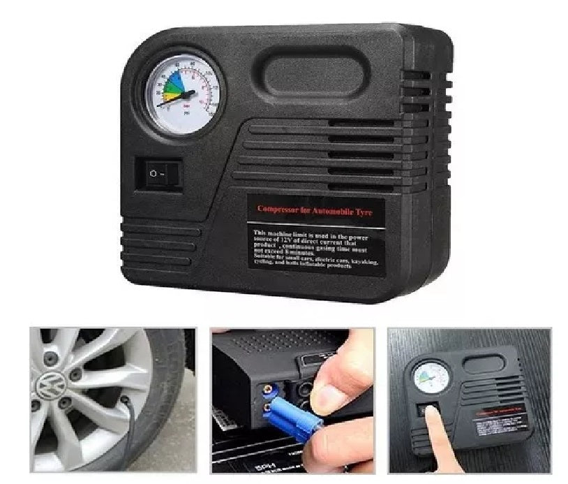 Arrancador de batería de coche Carg+Compresor 12v