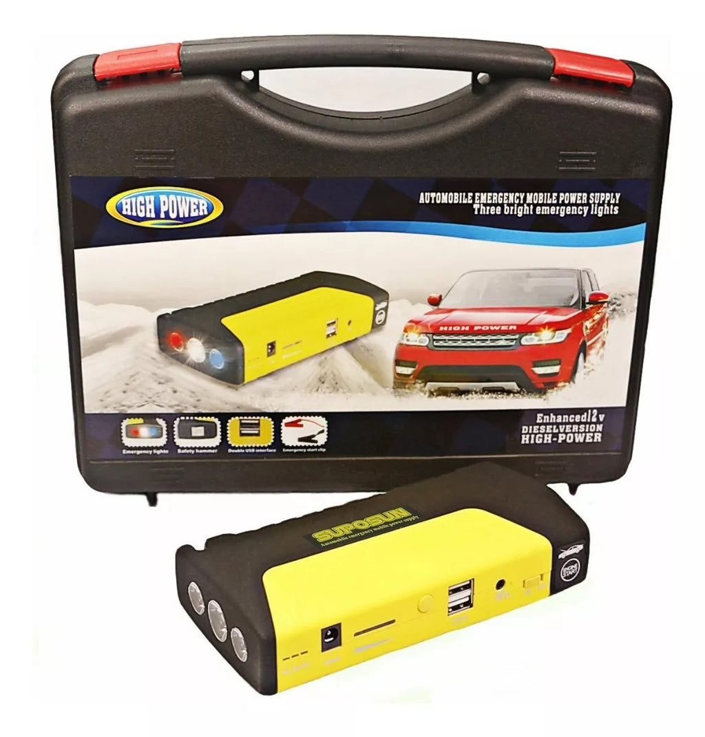 Arrancador de batería de coche Carg+Compresor 12v